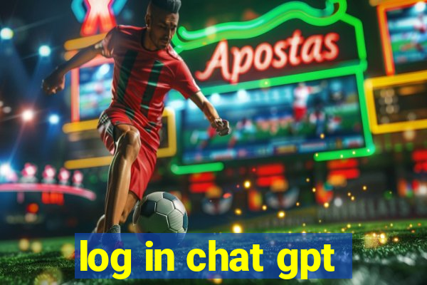 log in chat gpt